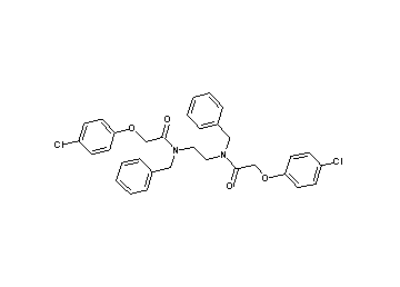 N,N'-1,2-ethanediylbis[N-benzyl-2-(4-chlorophenoxy)acetamide] - Click Image to Close
