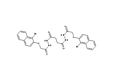 N'1,N'4-bis{[(1-bromo-2-naphthyl)oxy]acetyl}succinohydrazide