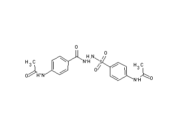 N-[4-({2-[4-(acetylamino)benzoyl]hydrazino}sulfonyl)phenyl]acetamide