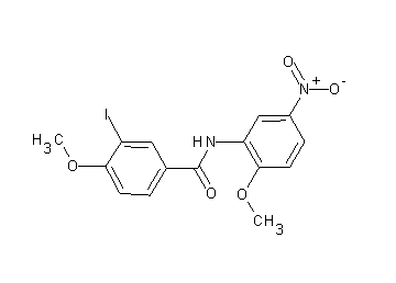 3-iodo-4-methoxy-N-(2-methoxy-5-nitrophenyl)benzamide - Click Image to Close