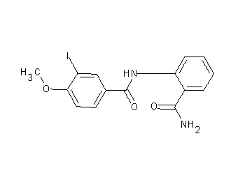 N-[2-(aminocarbonyl)phenyl]-3-iodo-4-methoxybenzamide