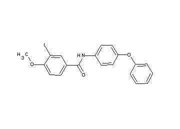 3-iodo-4-methoxy-N-(4-phenoxyphenyl)benzamide - Click Image to Close