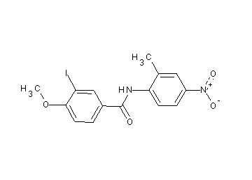 3-iodo-4-methoxy-N-(2-methyl-4-nitrophenyl)benzamide - Click Image to Close