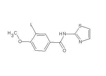 3-iodo-4-methoxy-N-1,3-thiazol-2-ylbenzamide - Click Image to Close