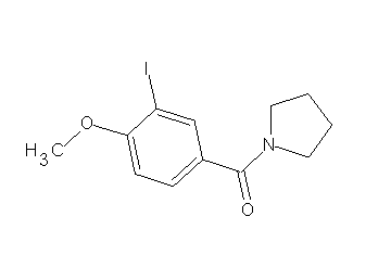 1-(3-iodo-4-methoxybenzoyl)pyrrolidine
