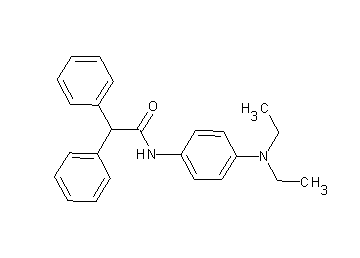 N-[4-(diethylamino)phenyl]-2,2-diphenylacetamide