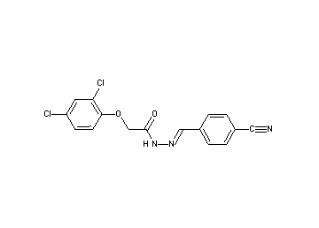 N'-(4-cyanobenzylidene)-2-(2,4-dichlorophenoxy)acetohydrazide