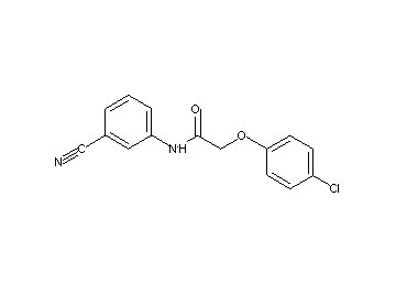 2-(4-chlorophenoxy)-N-(3-cyanophenyl)acetamide