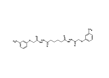 N'1,N'6-bis[(3-methylphenoxy)acetyl]hexanedihydrazide