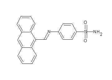 4-[(9-anthrylmethylene)amino]benzenesulfonamide