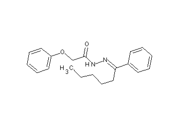 2-phenoxy-N'-(1-phenylhexylidene)acetohydrazide