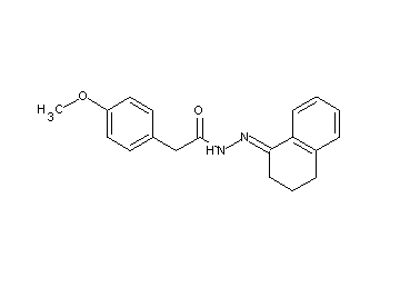 N'-(3,4-dihydro-1(2H)-naphthalenylidene)-2-(4-methoxyphenyl)acetohydrazide - Click Image to Close