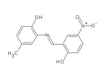 2-{[(2-hydroxy-5-methylphenyl)imino]methyl}-4-nitrophenol