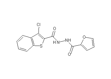 N'-[(3-chloro-1-benzothien-2-yl)carbonyl]-2-furohydrazide
