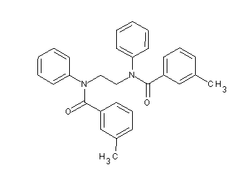 N,N'-1,2-ethanediylbis(3-methyl-N-phenylbenzamide)