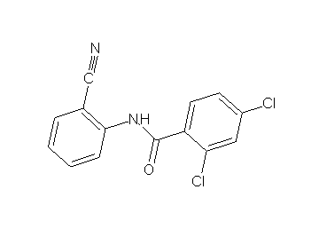 2,4-dichloro-N-(2-cyanophenyl)benzamide 2,4-dichloro-N-(2-cyanophenyl)benzamide