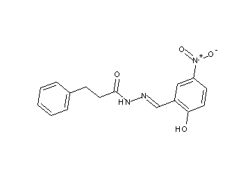 N'-(2-hydroxy-5-nitrobenzylidene)-3-phenylpropanohydrazide