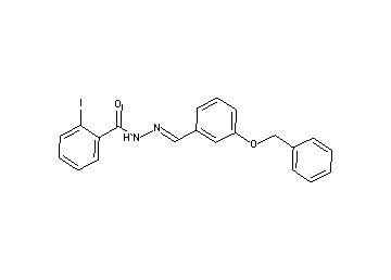 N'-[3-(benzyloxy)benzylidene]-2-iodobenzohydrazide