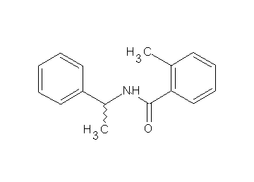 2-methyl-N-(1-phenylethyl)benzamide 2-methyl-N-(1-phenylethyl)benzamide