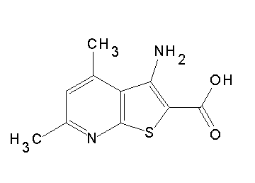 3-amino-4,6-dimethylthieno[2,3-b]pyridine-2-carboxylic acid