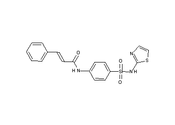 3-phenyl-N-{4-[(1,3-thiazol-2-ylamino)sulfonyl]phenyl}acrylamide
