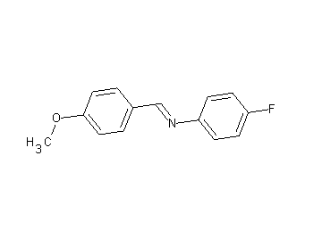 (4-fluorophenyl)(4-methoxybenzylidene)amine