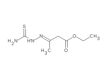 ethyl 3-[(aminocarbonothioyl)hydrazono]butanoate
