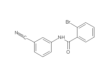 2-bromo-N-(3-cyanophenyl)benzamide 2-bromo-N-(3-cyanophenyl)benzamide