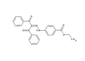 ethyl 4-[2-(1-benzoyl-2-oxo-2-phenylethylidene)hydrazino]benzoate