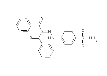 4-[2-(1-benzoyl-2-oxo-2-phenylethylidene)hydrazino]benzenesulfonamide