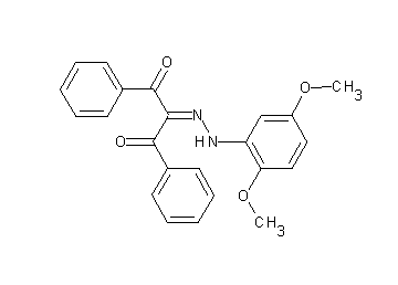 2-[(2,5-dimethoxyphenyl)hydrazono]-1,3-diphenyl-1,3-propanedione