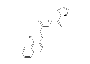 N'-{2-[(1-bromo-2-naphthyl)oxy]acetyl}-2-furohydrazide