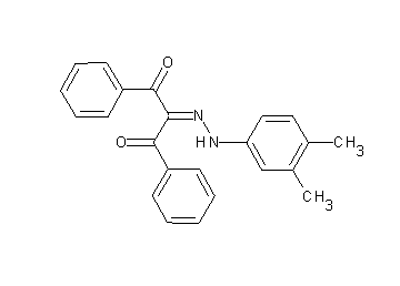 2-[(3,4-dimethylphenyl)hydrazono]-1,3-diphenyl-1,3-propanedione
