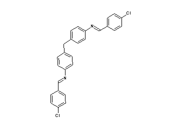 (4-chlorobenzylidene)(4-{4-[(4-chlorobenzylidene)amino]benzyl}phenyl)amine