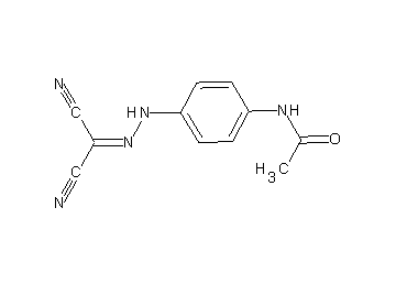 N-{4-[2-(dicyanomethylene)hydrazino]phenyl}acetamide