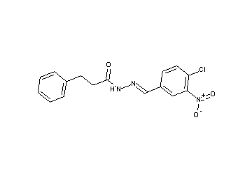 N'-(4-chloro-3-nitrobenzylidene)-3-phenylpropanohydrazide