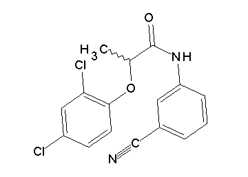 N-(3-cyanophenyl)-2-(2,4-dichlorophenoxy)propanamide