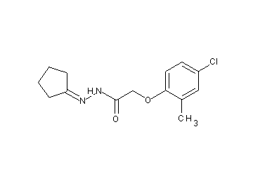 2-(4-chloro-2-methylphenoxy)-N'-cyclopentylideneacetohydrazide