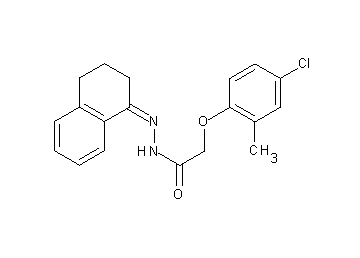 2-(4-chloro-2-methylphenoxy)-N'-(3,4-dihydro-1(2H)-naphthalenylidene)acetohydrazide