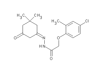 2-(4-chloro-2-methylphenoxy)-N'-(3,3-dimethyl-5-oxocyclohexylidene)acetohydrazide