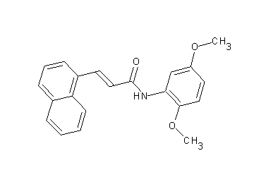 N-(2,5-dimethoxyphenyl)-3-(1-naphthyl)acrylamide