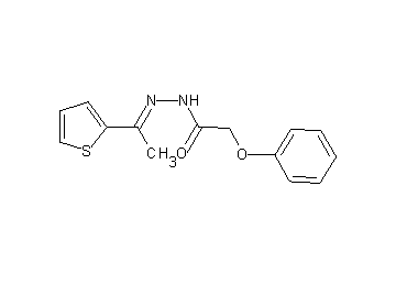 2-phenoxy-N'-[1-(2-thienyl)ethylidene]acetohydrazide