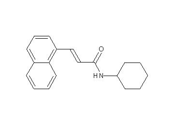 N-cyclohexyl-3-(1-naphthyl)acrylamide