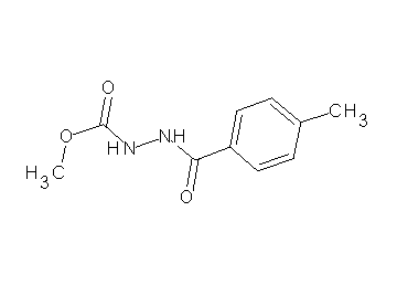methyl 2-(4-methylbenzoyl)hydrazinecarboxylate