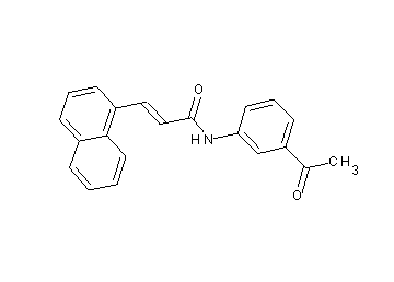 N-(3-acetylphenyl)-3-(1-naphthyl)acrylamide