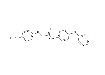 2-(4-methylphenoxy)-N-(4-phenoxyphenyl)acetamide