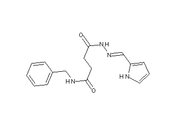 N-benzyl-4-oxo-4-[2-(1H-pyrrol-2-ylmethylene)hydrazino]butanamide - Click Image to Close