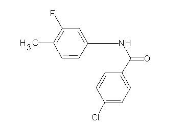 4-chloro-N-(3-fluoro-4-methylphenyl)benzamide - Click Image to Close