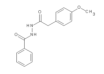 N'-[2-(4-methoxyphenyl)acetyl]benzohydrazide