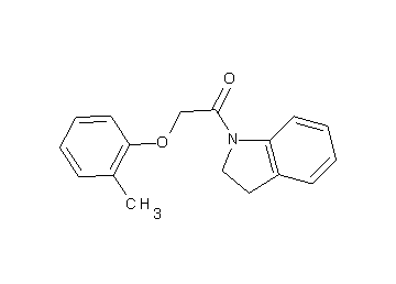 1-[(2-methylphenoxy)acetyl]indoline